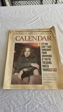 1994 LA Times Calendar Eddie Vedder Pearl Jam Kurt Cobain Vintage Newspaper picture