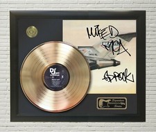 Beastie Boys Framed Black wood Reproduction Signature Gold LP Display picture