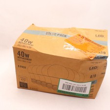 (8-Pk) LED Tech 40-Watt Equivalent A19 Non-Dimmable LED Light Bulb Daylight  picture