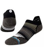 Stance Adult Black Tab Nylon Cushion Stripe Caliber Performance Socks Sz L 9-13 picture