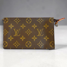Louis Vuitton Vintage Monogram Pochette Accessories Zip Pouch + COA picture