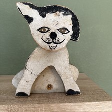 Vintage/antique Puppy Doorstop Folk Art picture