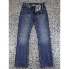 Gap 1969 Standard Mens 32x34 Blue Jeans Straight Leg Faded Denim picture