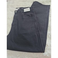 Women's Madewell Black 1991 Loose Straight Jeans Size 33x32. Button Up. NWT picture