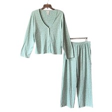Jenny Buchanan 2 Piece Floral Pajama Set Size Medium picture