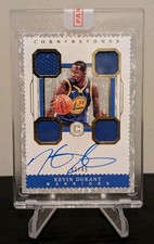 2017-18 Panini Cornerstones Kevin Durant /49 Relic Autographs Patch #C-KDT picture