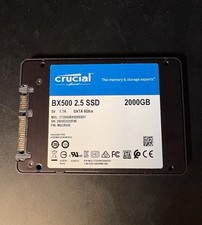 Crucial BX500 2TB | SATA 2.5-inch SSD (CT2000BX500SSD1) | Read Below  Tested. picture