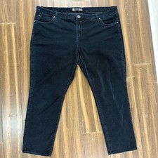 Plus Sz 22W Kut from the Kloth Black Corduroy Pants High Waist Risec picture