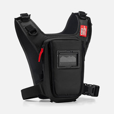West Slope Chest PACK Black/Red Slim Crossbody. picture