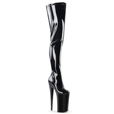 PLEASER BEYOND-4000 Women's Black Patent 10
