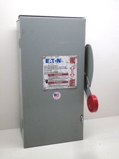Eaton DH161NRK Heavy Duty Type 3R Rainproof Safety Switch 30A 600VDC 1-Pole picture