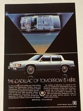 1985 Cadillac Sedan DeVille Print Ad Tomorrow Is Here picture