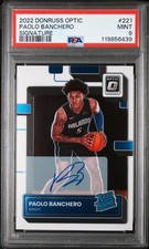 2022-23 Panini Donruss Optic - Rated Rookie Paolo Banchero #221 Signatures PSA 9 picture