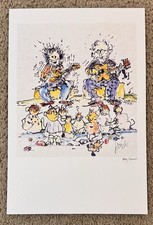 Jerry Garcia Lithograph Not For Kids Only Art Print #/1000 Grateful Dead Music picture