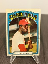 1972 Topps Lou Brock #200 Cardinals HOF Vintage Baseball Card picture