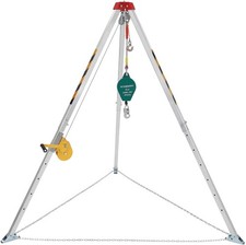 GARVEE Safety Confined Space Lifting Tripod Sewer Rescue Pole Kit with 1200 LBS picture