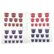 Autobot & Decepticons Sticker Transformers G1 Symbol Logo Sign Stickers Decals picture
