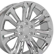 22x9 Chrome CK159 5666 Wheels SET Fits Escalade Sierra Yukon picture