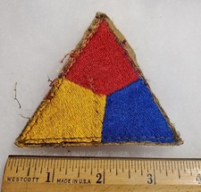 WWI ARMORED CORPS PATCH, THEATER MADE, ORIGINAL, ARMY picture