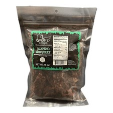 Amish Smokehouse Beef Jerky, 16oz Bulk Bag, Jalapeno picture