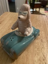 Vintage Vandor Dog In Car Salt And Pepper Shaker picture