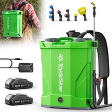 TaskStar 4 Gallon Battery Powered Electric Backpack Sprayer  2 * 2000mAh Battery picture