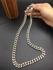 Rare Chinese Miao Tibetan silver handmade necklace jewelry noble gift picture