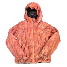 LOLE Pink Down Elena Hooded Puffer Jacket Size Medium Womens picture