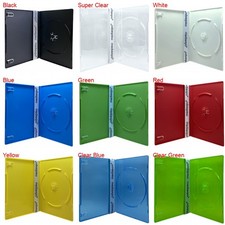 PREMIUM SLIM Slimline Single DVD Cases 7MM (100% New Material) Lot picture