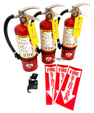 NEW 5LB Badger - ABC Dry Chemical Fire Extinguisher with cert tags (3 pack) picture