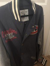 Montreal Canadiens Old Time Hockey Jacket XL Navy Blue NHL Habs Vintage picture