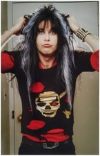 W.A.S.P. 11x17 Blackie Lawless 1984 Winged Assasins Photoshoot Print WASP picture