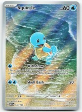 Pokemon Squirtle 170/165 151 Illustration Rare Holo NM picture