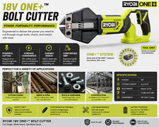 18V ONE+™ Cordless Bolt Cutter – Powerful Electric Cutting Tool, Heavy-Duty Cutt picture