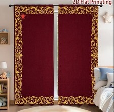 DUTCH HAMMER VELVET CURTAIN WHITH AWONDERFUL 2D CLASSIC DESIGN picture