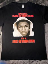 Trayvon Martin 2012 Protest Era Obama Memorial T Shirt Alstyle XL 24x32 picture