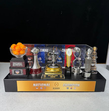 College Football Playoff Championship 10cm Metal 6 Trophy& Acrylic Trophy W/Case picture