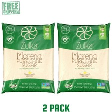 Zulka Pure Cane Sugar, 8 lb, Vegan & Plant Based and Non GMO.Best Price 2 Pack picture