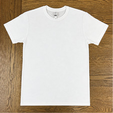 72 Piece Bulk Box Threadfast Apparel T1001 White Medium Blank T-Shirts Wholesale picture