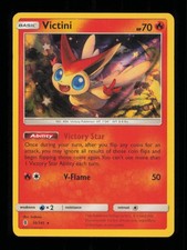 Victini 10/145 Holo Rare Guardians Rising Pokemon Lightly Played picture