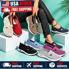 Women's Orthopedic Walking Shoes Breathable Slip On Non Slip Casual Sneakers picture