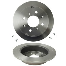 Brembo Pair Set of 2 Rear Brake Disc Rotors Solid 239x9mm 4 Lugs For Honda Acura picture