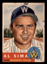 1953 Topps - Al Sima #241 PR (Filler) *v2 picture