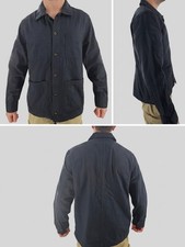 Goodfellow & Co Men’s Black Chore Coat Jacket L Button Front Spread Collar 46