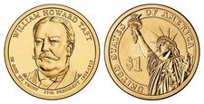 2013 P&D William Howard Taft Presidential $1 Golden Dollar Coin – NIFC picture