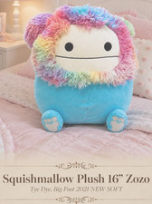 New Squishmallow Plush 16” Zozo Tye Dye, Big Foot  2021 NEW SOFT picture