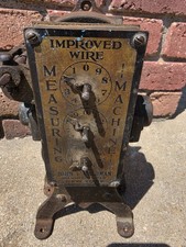 Antique John J. Waldman Wire Measuring Machine circa 1900-1920 picture