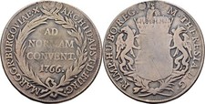 RDR Burgau Günzburg Thaler 1766 Maria Theresa, 1740-1780 Original Coin #UXZ292 picture