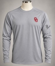 Peter Millar OU Oklahoma Sooners Southern Hills Golf Men’s L Shirt NWT picture