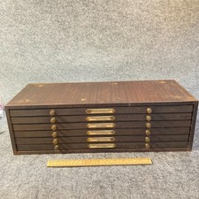 C&E Marshall 6 Double Drawer Cabinet Watch Craft Crystals 300+ Pieces picture
